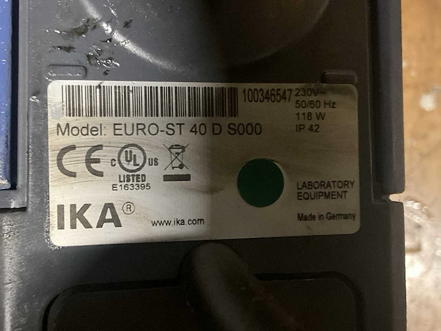 Ika euro-st 40d elektronische roerder - afbeelding 5 van  6