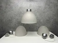 Ikea - glazen hanglamp ø35 (3x) - afbeelding 1 van  8