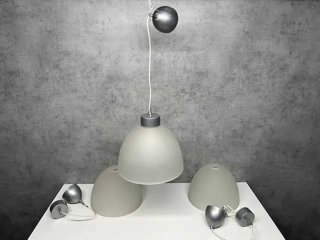 Ikea - glazen hanglamp ø35 (3x) - afbeelding 2 van  8