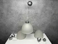 Ikea - glazen hanglamp ø35 (3x) - afbeelding 2 van  8