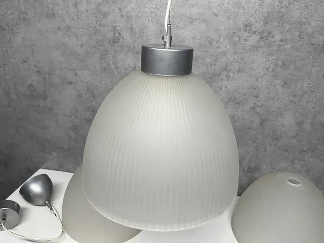 Ikea - glazen hanglamp ø35 (3x) - afbeelding 3 van  8