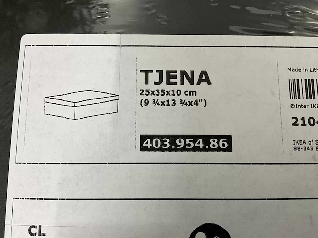 Ikea - tjena - opbergdoos met deksel (25x) - afbeelding 2 van  2