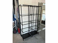 Ikea - vittsjö - vitrinekast (2x) - afbeelding 2 van  3
