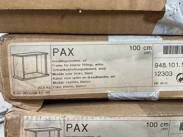 Ikea pax 100 cm kast element (24x) - afbeelding 4 van  5