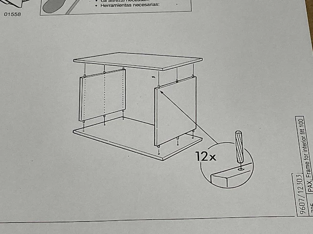 Ikea pax 100 cm kast element (24x) - afbeelding 2 van  5