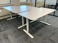 Ikea zit/sta bureautafel (3x) - afbeelding 2 van  6
