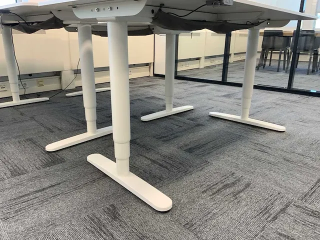 Ikea zit/sta bureautafel (3x) - afbeelding 4 van  6