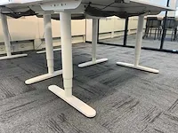 Ikea zit/sta bureautafel (3x) - afbeelding 4 van  6