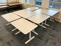 Ikea zit/sta bureautafel (8x) - afbeelding 3 van  9