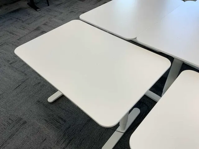 Ikea zit/sta bureautafel (8x) - afbeelding 5 van  9