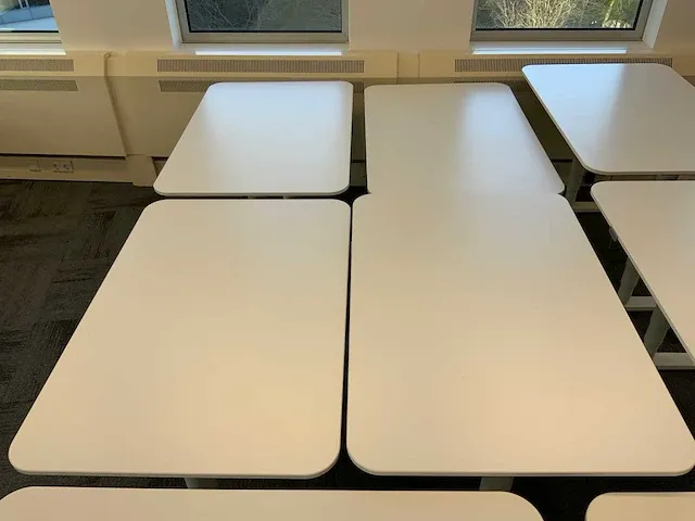 Ikea zit/sta bureautafel (8x) - afbeelding 6 van  9