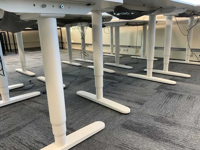 Ikea zit/sta bureautafel (8x) - afbeelding 8 van  9