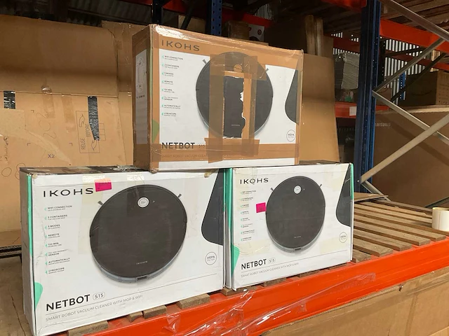 Ikohs netbot s15 robotstofzuiger (3x) - afbeelding 3 van  6