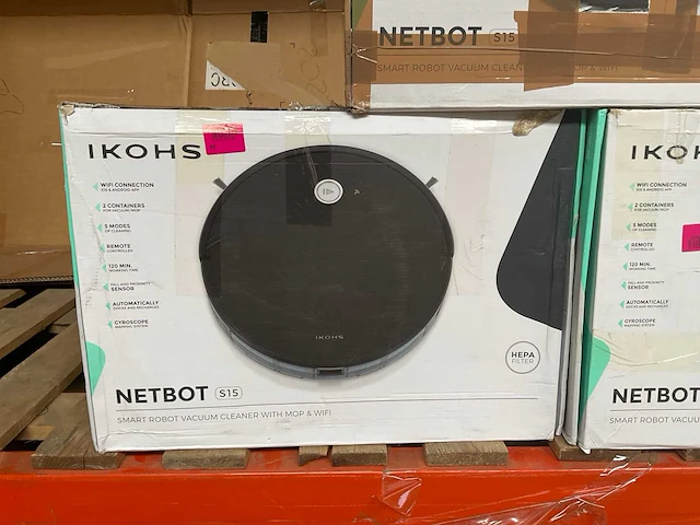 Ikohs netbot s15 robotstofzuiger (3x) - afbeelding 5 van  6
