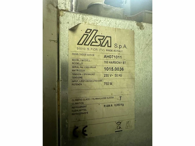 Ilsa 700 harmony bt vriezer - afbeelding 5 van  7