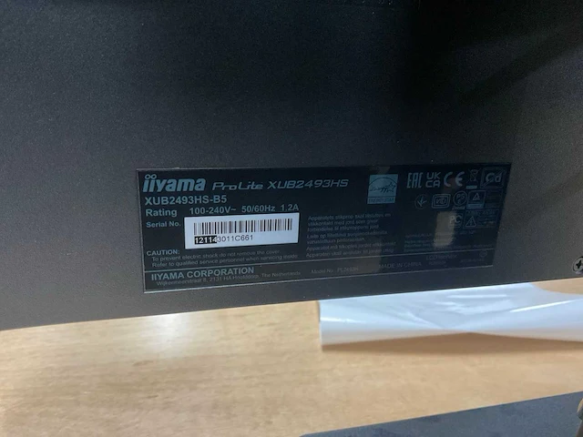 Ilyama xub2493hs monitor - afbeelding 7 van  7