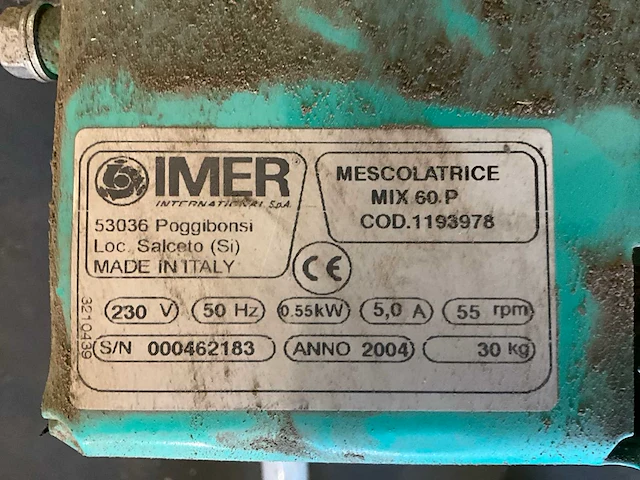 Imer mix60 mixer - afbeelding 5 van  8