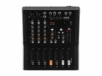Img stageline mxr40pro 4kanaals audiomengpaneel met geïntegreerde mp3speler bluetooth ontvanger en dsp zwart - afbeelding 1 van  4