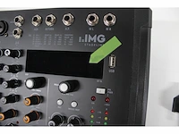 Img stageline mxr40pro 4kanaals audiomengpaneel met geïntegreerde mp3speler bluetooth ontvanger en dsp zwart - afbeelding 4 van  4