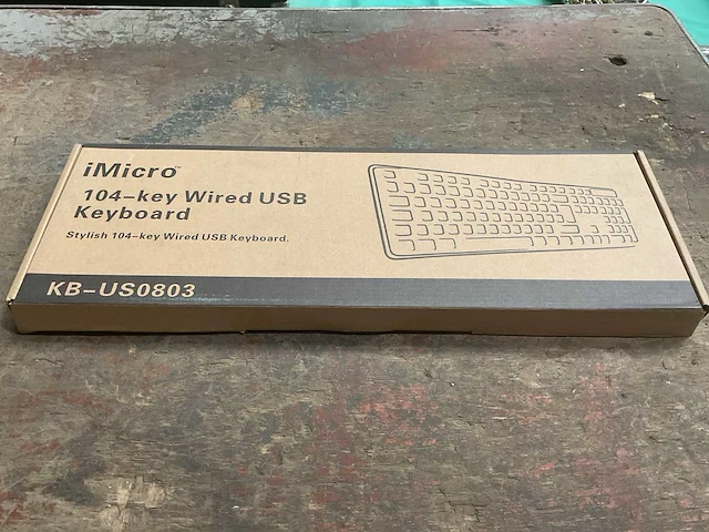 Imicro 104-key wired usb toetsenbord (5x) - afbeelding 4 van  4