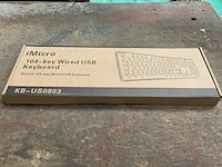 Imicro 104-key wired usb toetsenbord (5x) - afbeelding 4 van  4