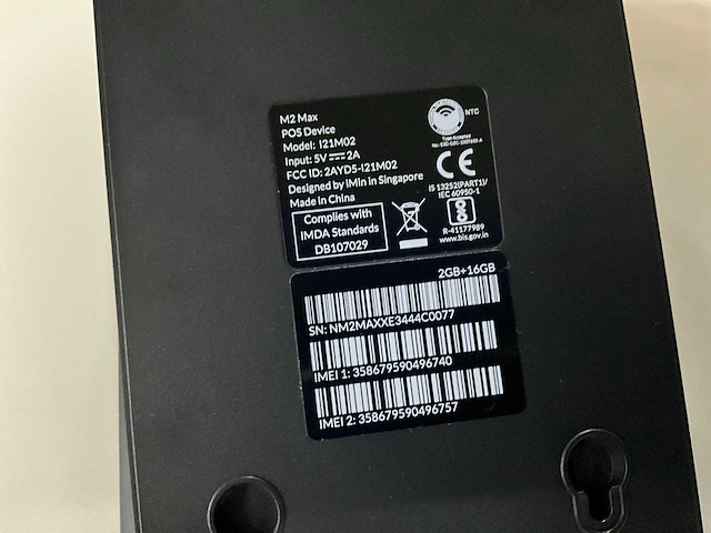 Imini i21m02 touchscreen kassasysteem - afbeelding 6 van  7