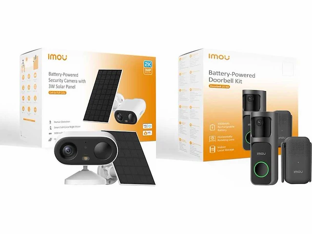 Imou cell go full color met zonnepaneel - beveiligingscamera - afbeelding 1 van  2