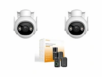 Imou cruiser 2 - beveiligingscamera voor buiten + imou deurbel 2s kit - slimme draadloze video deurbel - afbeelding 1 van  2