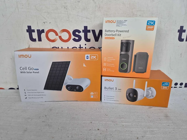 Imou deurbel 2s kit - slimme draadloze video deurbel - + imou cell go full color met zonnepaneel - beveiligingscamera - afbeelding 2 van  2