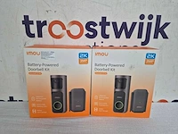 Imou deurbel 2s kit - slimme draadloze video deurbel (2x) - afbeelding 2 van  2