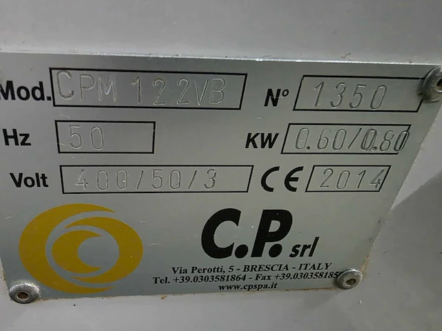 Impastatrice cp - 2014 - cpm 122vb - spiraalkneder - afbeelding 6 van  7