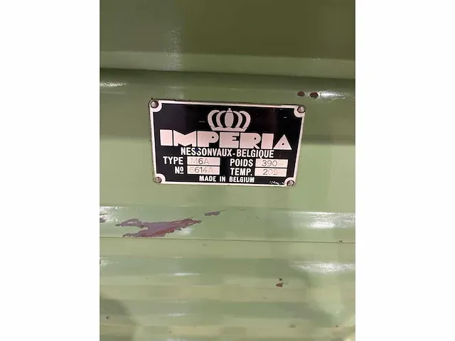 Imperia m6a vlakslijpmachine - afbeelding 8 van  8