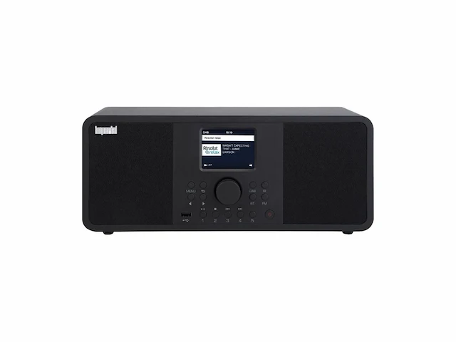 Imperial dabman i205 internetradio/dab+ 2 x 15 watt streamingdiensten bluetooth webradio fm-radio kleurendisplay app-bediening wekker zwart - afbeelding 4 van  5
