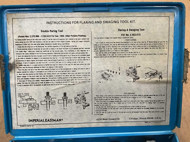 Imperial eastman flaring and swaging tool kit - afbeelding 4 van  5
