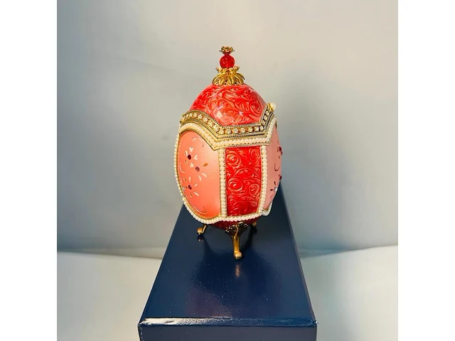 Imperial egg sieradendoos - moderne reproductie - afbeelding 2 van  5