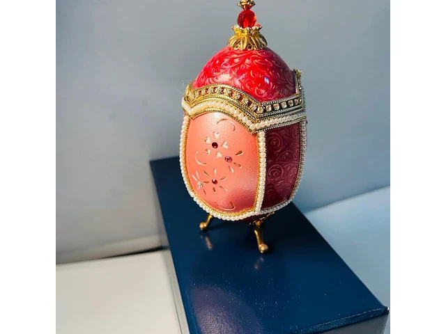 Imperial egg sieradendoos - moderne reproductie - afbeelding 3 van  5
