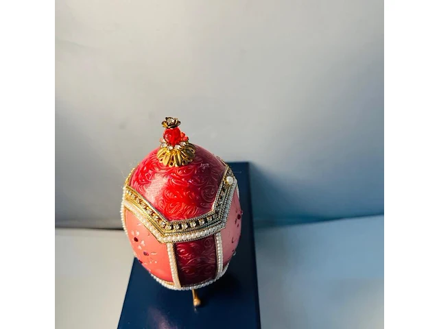Imperial egg sieradendoos - moderne reproductie - afbeelding 4 van  5