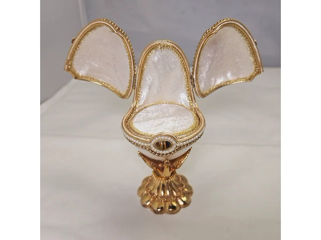 Imperial egg sieradendoos - moderne reproductie - afbeelding 2 van  6