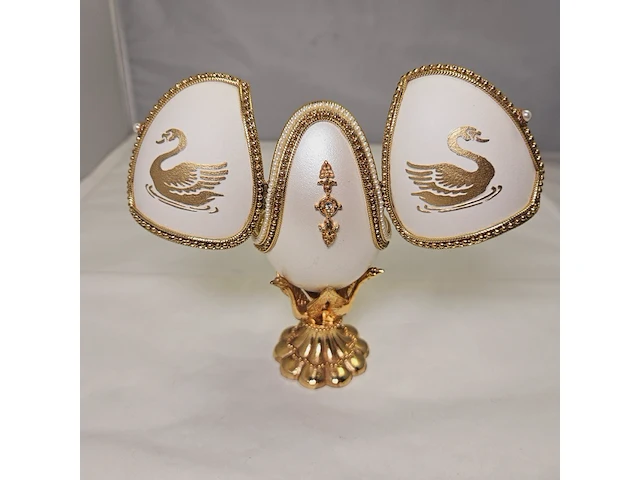 Imperial egg sieradendoos - moderne reproductie - afbeelding 3 van  6