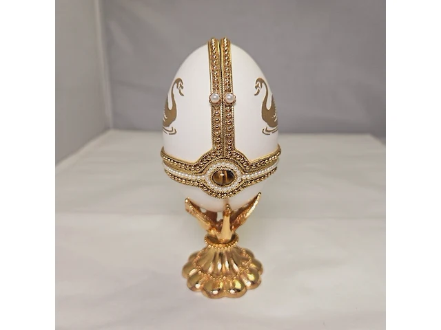 Imperial egg sieradendoos - moderne reproductie - afbeelding 5 van  6