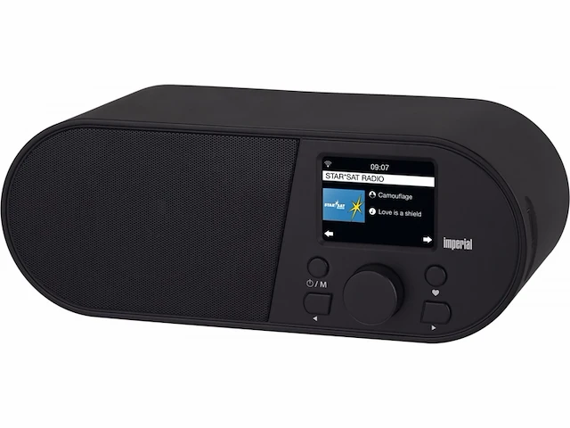 Imperial i105 wi-fi internetradio met 2,4 inch kleurenscherm zwart - afbeelding 1 van  5