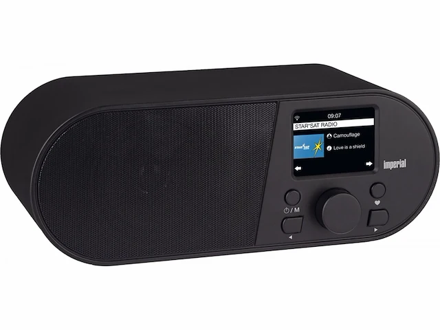 Imperial i105 wi-fi internetradio met 2,4 inch kleurenscherm zwart - afbeelding 2 van  5