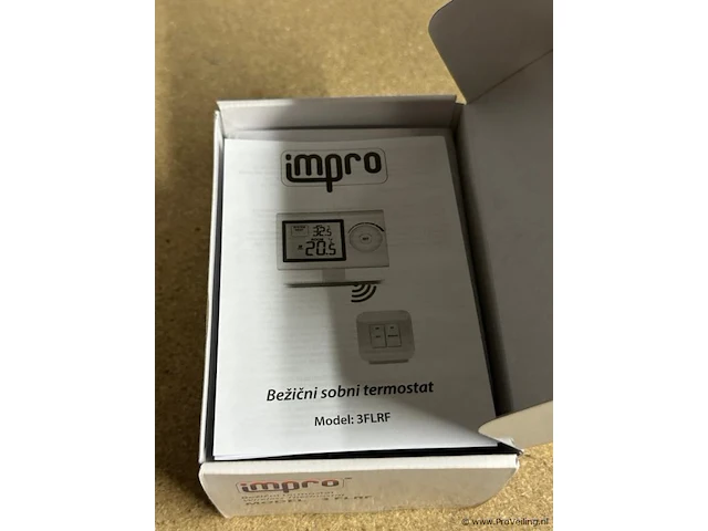 Impro wireless thermostat model 3 flrf - afbeelding 2 van  2