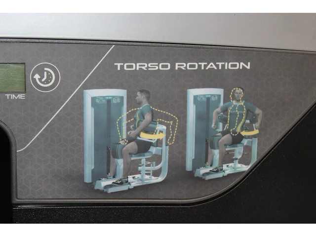 Impulse exo|form torso rotation let op onderdeel combinatiekavel f041 onderdeel van combinatiekavel combinatie van 13 impulse exo|form fitness apparatenkavels kavels f028 t/m f040 - afbeelding 3 van  3
