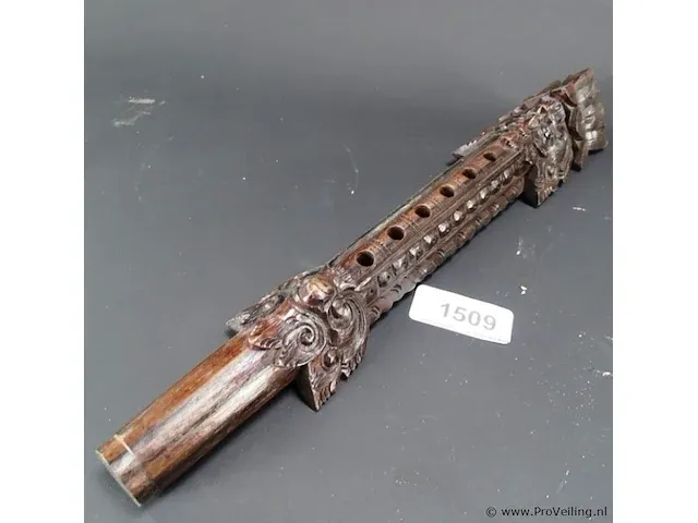 In coromandel gesneden fluit - afbeelding 1 van  5