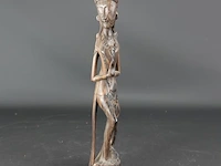 In coromandel gesneden indische danseres - afbeelding 1 van  4