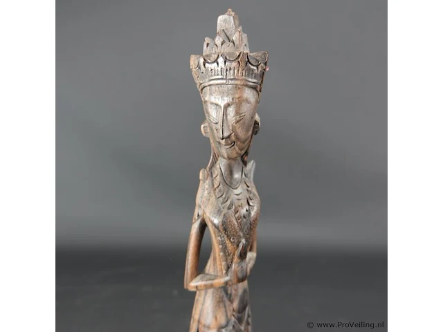 In coromandel gesneden indische danseres - afbeelding 2 van  4