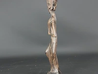 In coromandel gesneden indische danseres - afbeelding 3 van  4