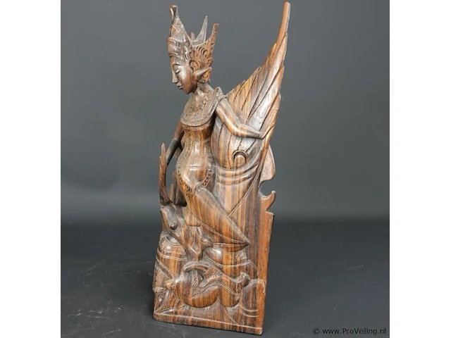 In coromandelhout gesneden balinese dansers - afbeelding 2 van  5