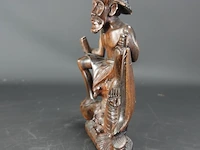 In coromandelhout gesneden indische visserman - afbeelding 2 van  5